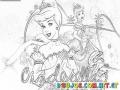 Dibujo De Princesa Cindirela Para Pintar Y Colorear A Cenicienta Cinderella
