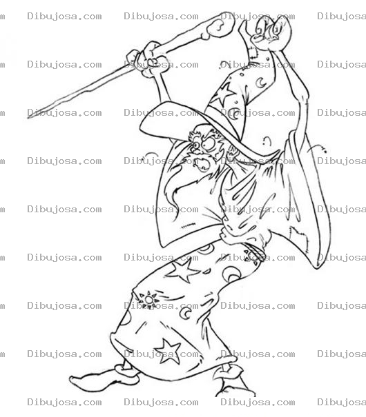 Dibujo para colorear Colorear Majo Airado Y Encabronado