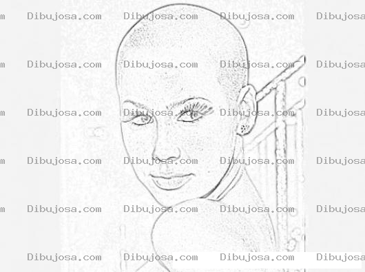 Dibujo para colorear Amber Rose Printable Coloring Page Para Colorear Online Imprimir Y Pintar