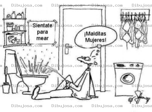 Dibujo para colorear Bano De Mujeres Para Colorear