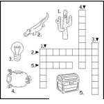 Dibujo para colorear Crucigrama Para Ninos