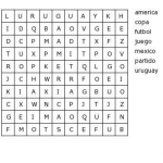 Dibujo para colorear Juego De Sopa De Letras De Futbol Para Imprimir
