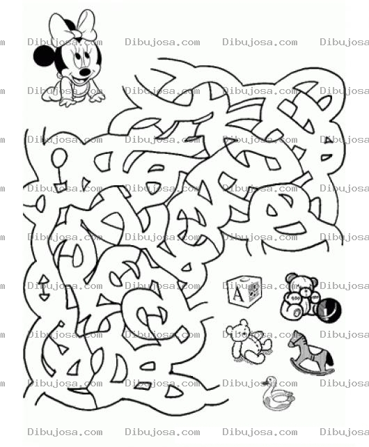 Dibujo para colorear Laberinto De Mimi