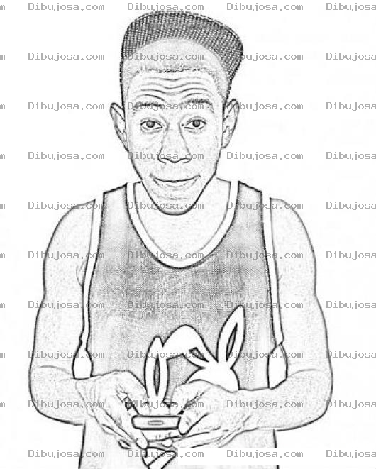 Dibujo para colorear Tyler The Creator Tyler Okonma The American Rapper Coloring Page
