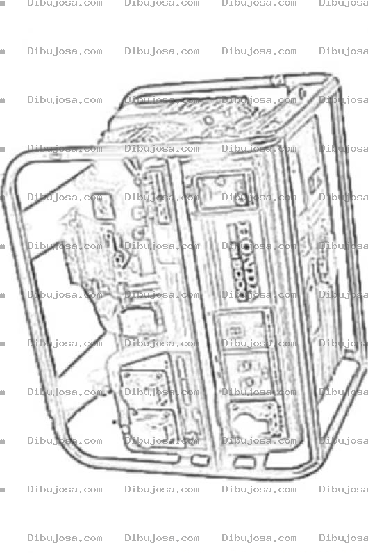 Dibujo para colorear Honda Generators Coloring Page