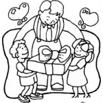Dibujo para colorear Colorear Dia Del Padre