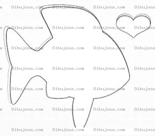 Dibujo para colorear Plentyoffish Coloring Page Para Pintar Colorear E Imprimir