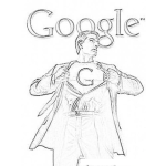 Dibujo para colorear Google Coloring Page Para Colorear Pintar E Imprimir A Super Google