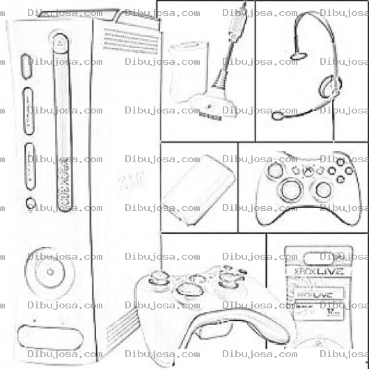 Dibujo para colorear Xbox 360 Online Coloring Page Para Imprimir Y Colorear