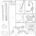 Dibujo para colorear Xbox 360 Online Coloring Page Para Imprimir Y Colorear