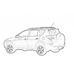 Dibujo para colorear Rav 4 2012 Coloring Page