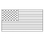 Dibujo para colorear Colorear Bandera De Los Estados Unidos