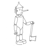 Dibujo para colorear Colorear Hombre De Hojalata Del Mago De Oz