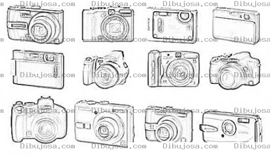 Dibujo para colorear Camaras Digitales Para Colorear