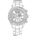 Dibujo para colorear Dibujo De Reloj Omega Para Colorear
