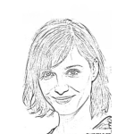 Dibujo para colorear Christina Hendricks Coloring Page Para Pintar Y Colorear