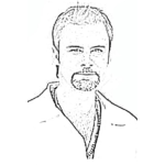 Dibujo para colorear Dibujo De Felipe Camiroaga Conductor Chileno Para Pintar Y Colorear Online