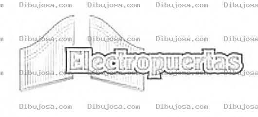 Dibujo para colorear Electropuertas Guatemala Logo Para Pintar Y Colorear
