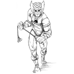 Dibujo para colorear Colorear A Tigra De Los Thundercats