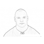 Dibujo para colorear Brian Urlacher Coloring Page Dibujo Para Pintar Y Colorear