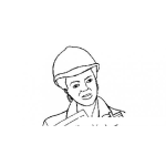 Dibujo para colorear Dibujo De Ingeniera Civil Para Colorear