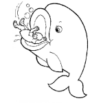 Dibujo para colorear Jonas Ballena Dibujo De Jonas Se Lo Traga La Ballena Para Colorear