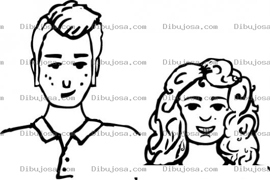 Dibujo para colorear Colorear Hermano Y Hermana