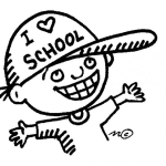 Dibujo para colorear Dibujo De Nino Que Ama El Colegio
