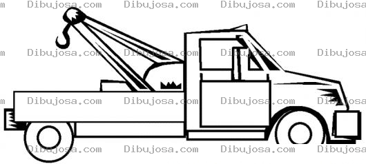 Dibujo para colorear Dibujo De Grua Para Colorear