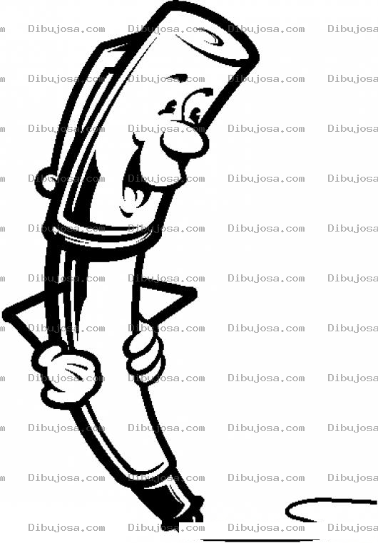 Dibujo para colorear Dibujo De Lapicero Boligrafo Para Pintar Y Colorear