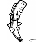 Dibujo para colorear Dibujo De Lapicero Boligrafo Para Pintar Y Colorear