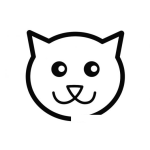 Dibujo para colorear Dibujo de un gato facil de dibujar
