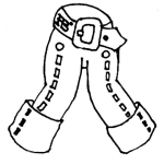 Dibujo para colorear Dibujo De Un Jeans Para Pintar Y Clorear Pantalon De Lona E Imprimir Pantalon De Mezclilla