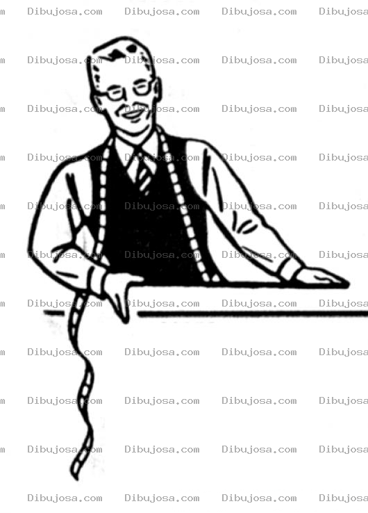 Dibujo para colorear Dibujo De Sastre En Su Sastreria Para Pintar Y Colorear