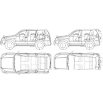 Dibujo para colorear Toyota Prado 2005 Para Colorear Dibujos De Autos