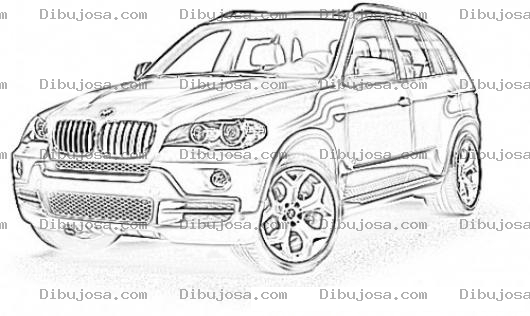 Dibujo para colorear Dibujo De Bmw X5 2012 Para Pintar Y Colorear Suv BmwX5