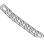 Dibujo para colorear Cadena Con Eslavones Gruesos Para Pintar Y Colorear