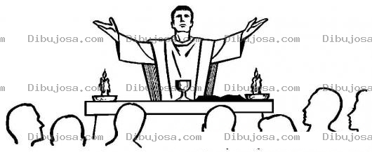 Dibujo para colorear Dibujo De Misa Para Pintar Y Colorear