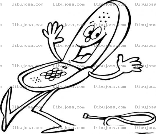 Dibujo para colorear Dibujo De Telefono Celular Flip Con Patas Y Manos Para Pintar Y Colorear
