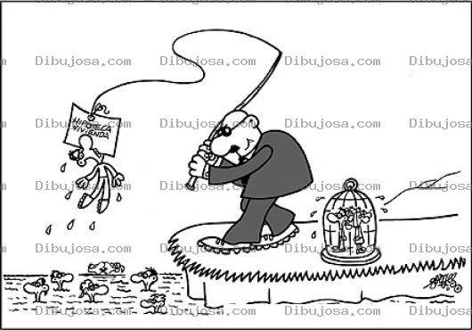 Dibujo para colorear Dibujo De Banquero Pescador De Hombres Para Pintar Y Colorear