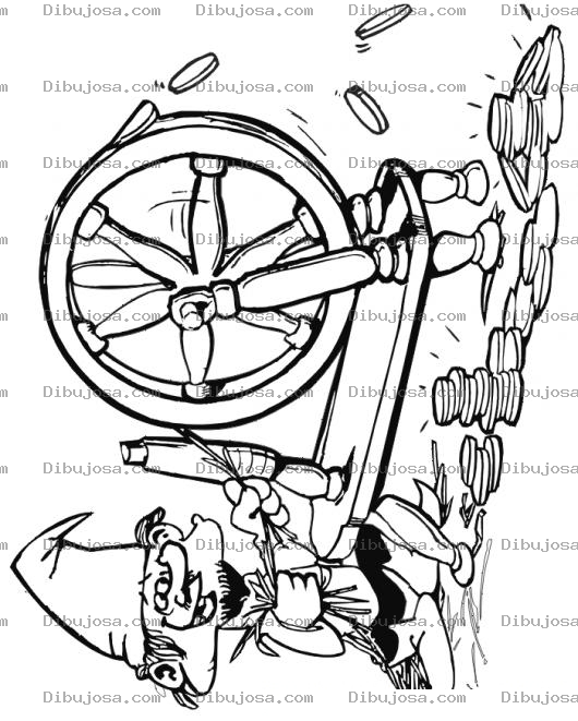 Dibujo para colorear Fabrica De Monedas De Oro Para Pintar Y Colorear