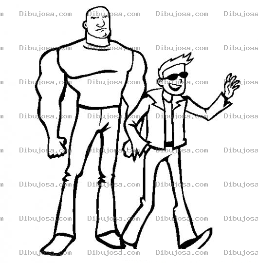 Dibujo para colorear Dibujo De Guardaespaladas Para Pintar Y Colorear