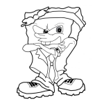 Dibujo para colorear bob esponja para colorear