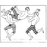 Dibujo para colorear Dibujo De Hombres Valetistas Para Pintar Y Colorear