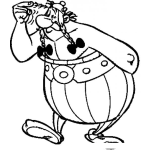 Dibujo para colorear Dibujo De Obelix Para Pintar Y Colorear
