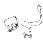 Dibujo para colorear Dibujo De Dinosaurio Infantil Para Pintar Y Colorear