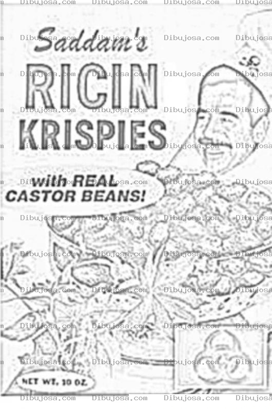 Dibujo para colorear Ricin Krispies Para Pintar Y Colorear