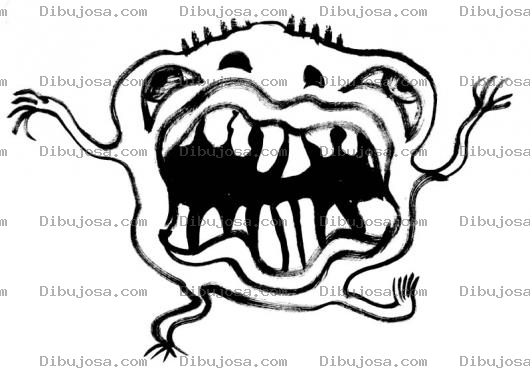 Dibujo para colorear Dibujo De Bacteria Germen Virus Y Carie Para Pintar Y Colorear