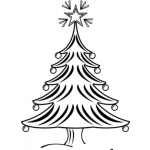 Dibujo para colorear Colorear Arbol De Navidad Dibujo Del Arbolito De Navidad Para Pintar