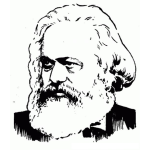 Dibujo para colorear Karlmarx Dibujo De Karl Marx Para Pintar Y Colorear Al Filosofo Aleman Fundador Del Marxismo
